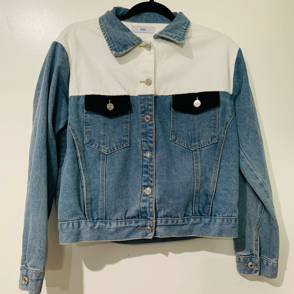 Adika Jean patch jacket from Israel
